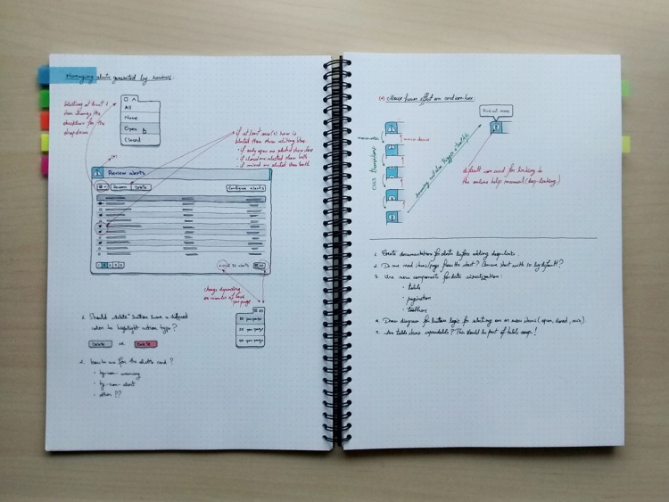 Sketching new components & interactions