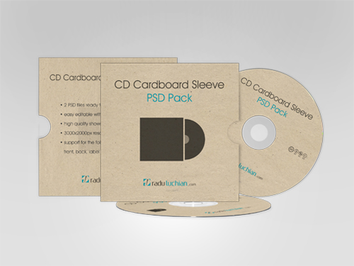 CD cardboard sleeve
