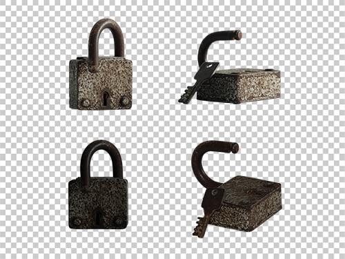 Old lock & key